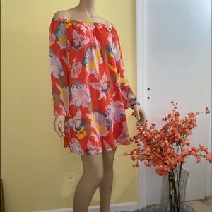 LOVE FIRE Off Shoulder size XL MINE Floral Dress